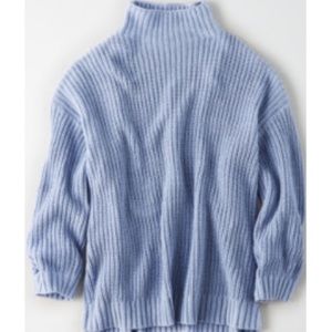 Cozy mock neck oversized sweater